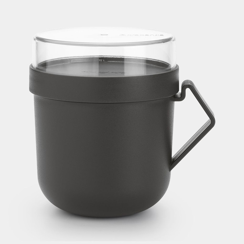 Brabantia Make & Take Soup Mug 0.6L – Dark Grey