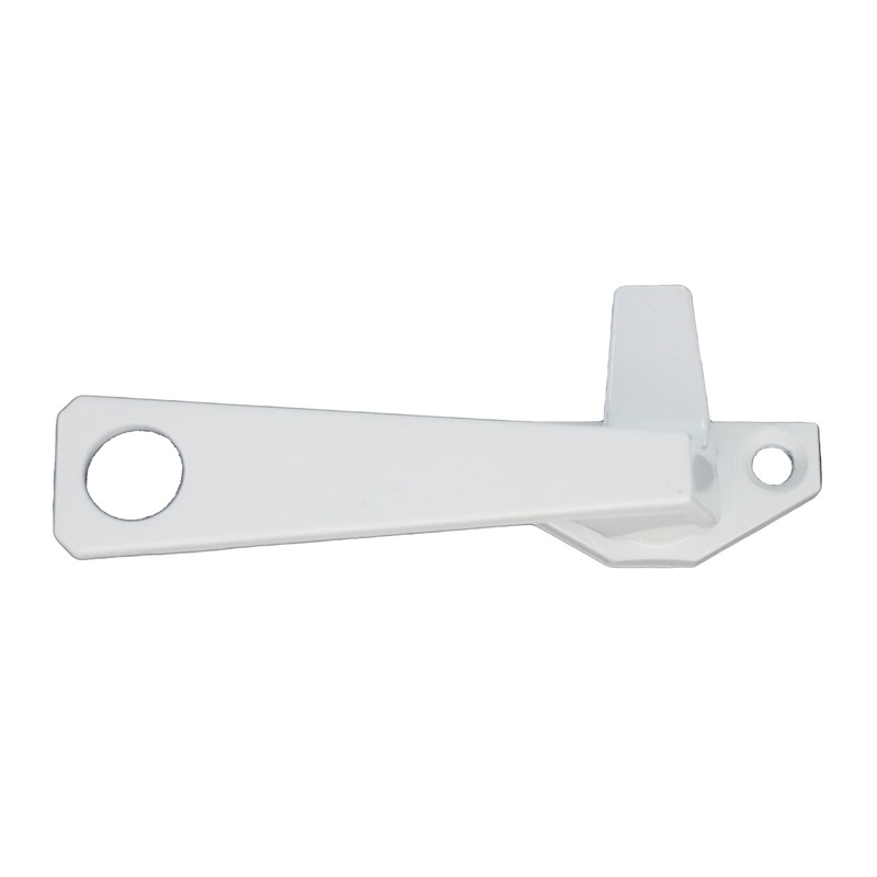 WRS Truth Right Hand Pole-Operated Cam Handle Lock With Offset Base- White